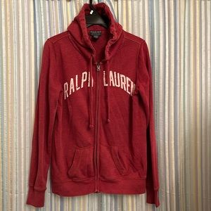 Womens zip up hoodie-Ralph Lauren